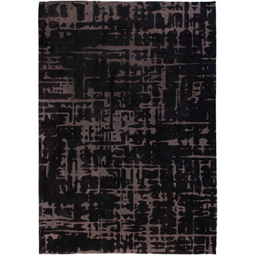 Louis De Poortere Structures Baobab 9200 Black Water Washable Polyester Flatweave Eco-Rug-Louis De Poortere-Rug Love - The Most Loved Rug Store